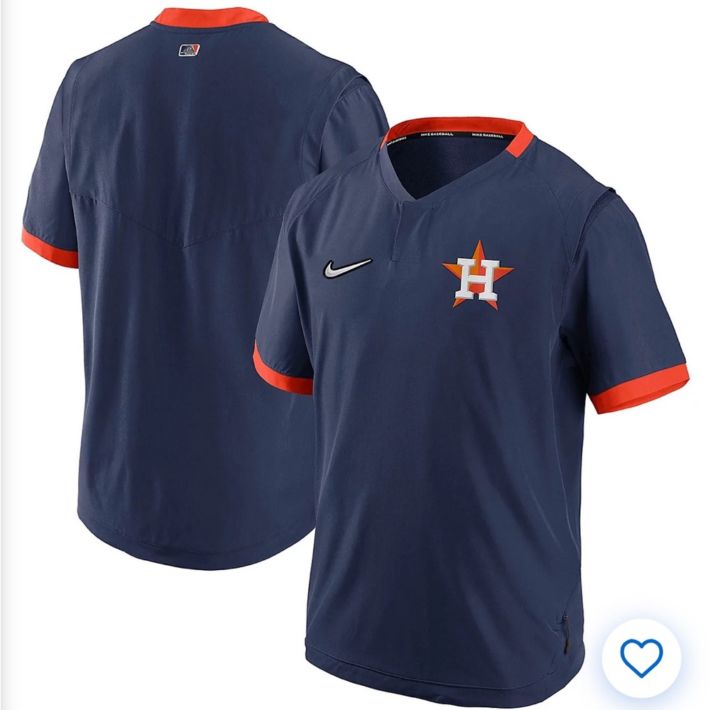 Nike Houston Astros Authentic Collection Short Sleeve Hot Pullover